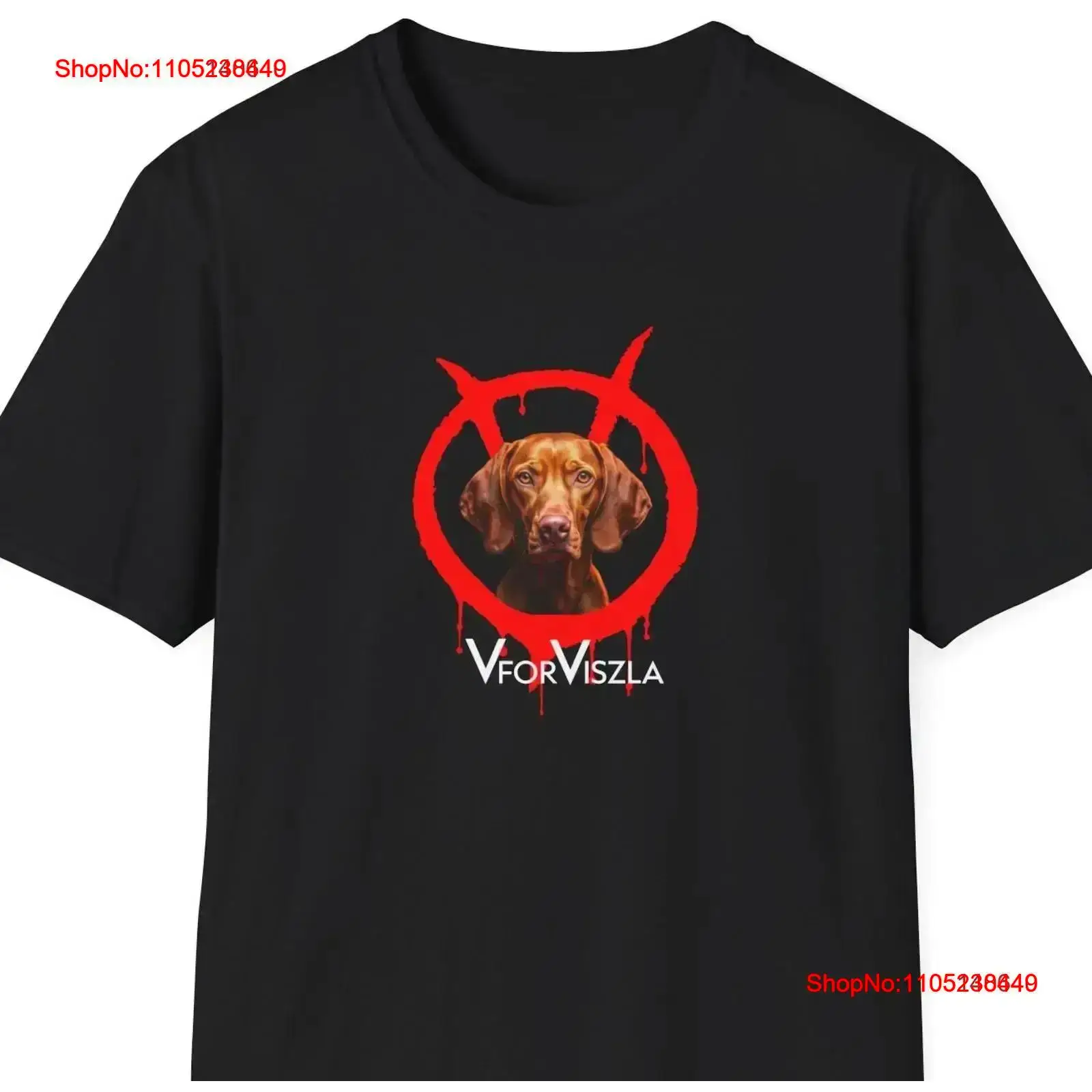 Men'S Fashion V Neck T Shirts - Футболка V for VISZLA Dog Lover