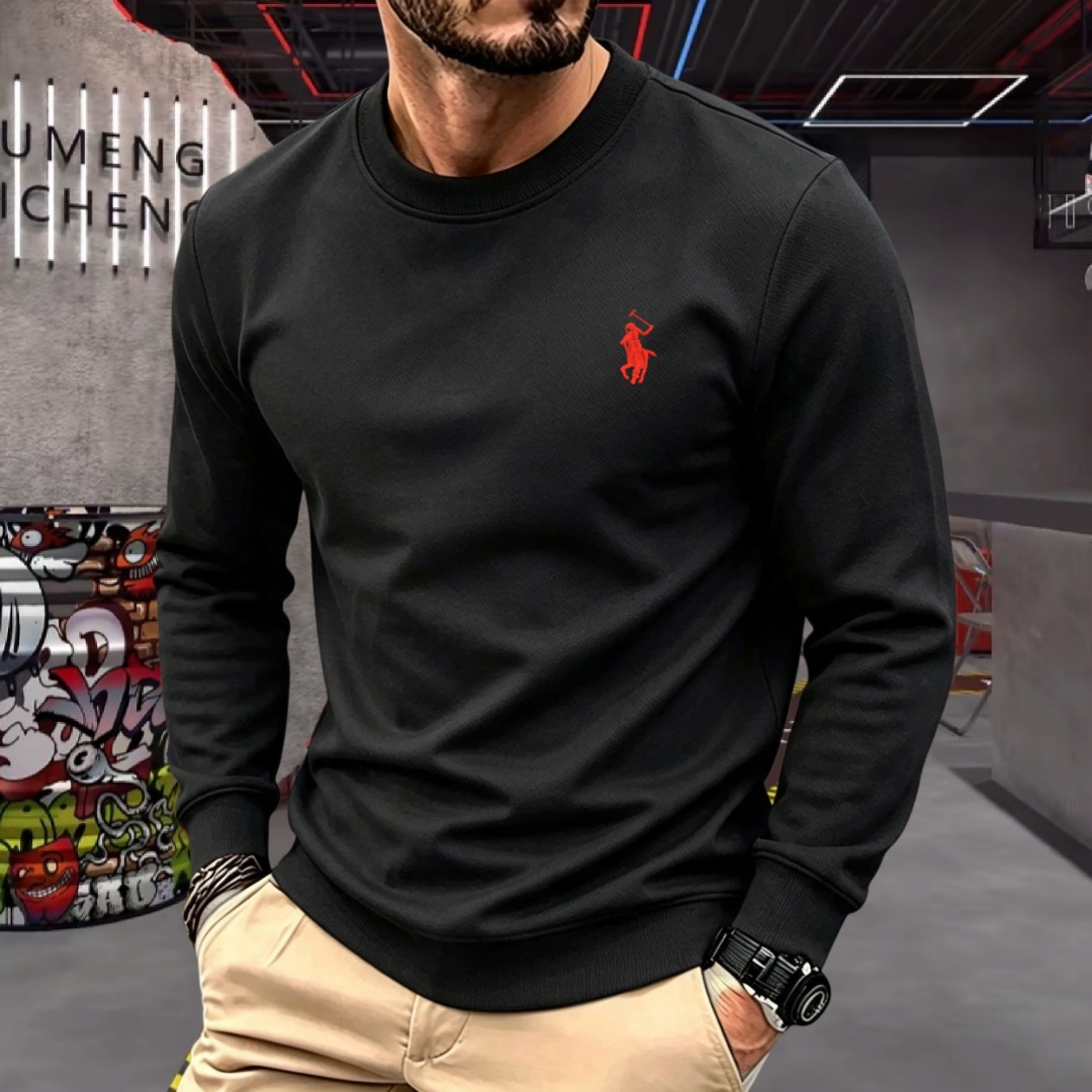 Fashion Mens Shirt - Мягкая хлопковая мужская футболка с длинным