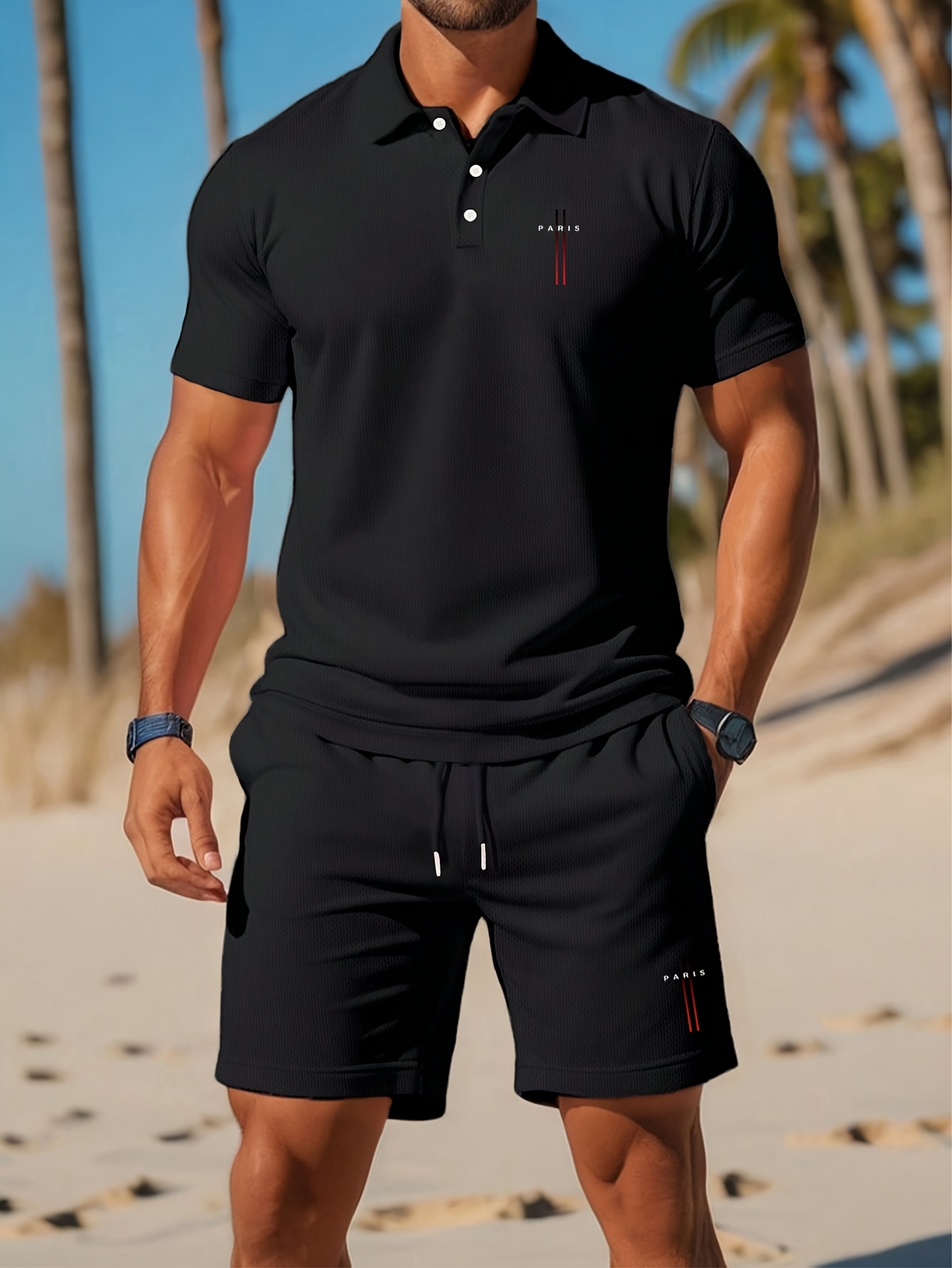 Men'S Fashion Polo Shirt - Летний мужской комплект поло 2026 года