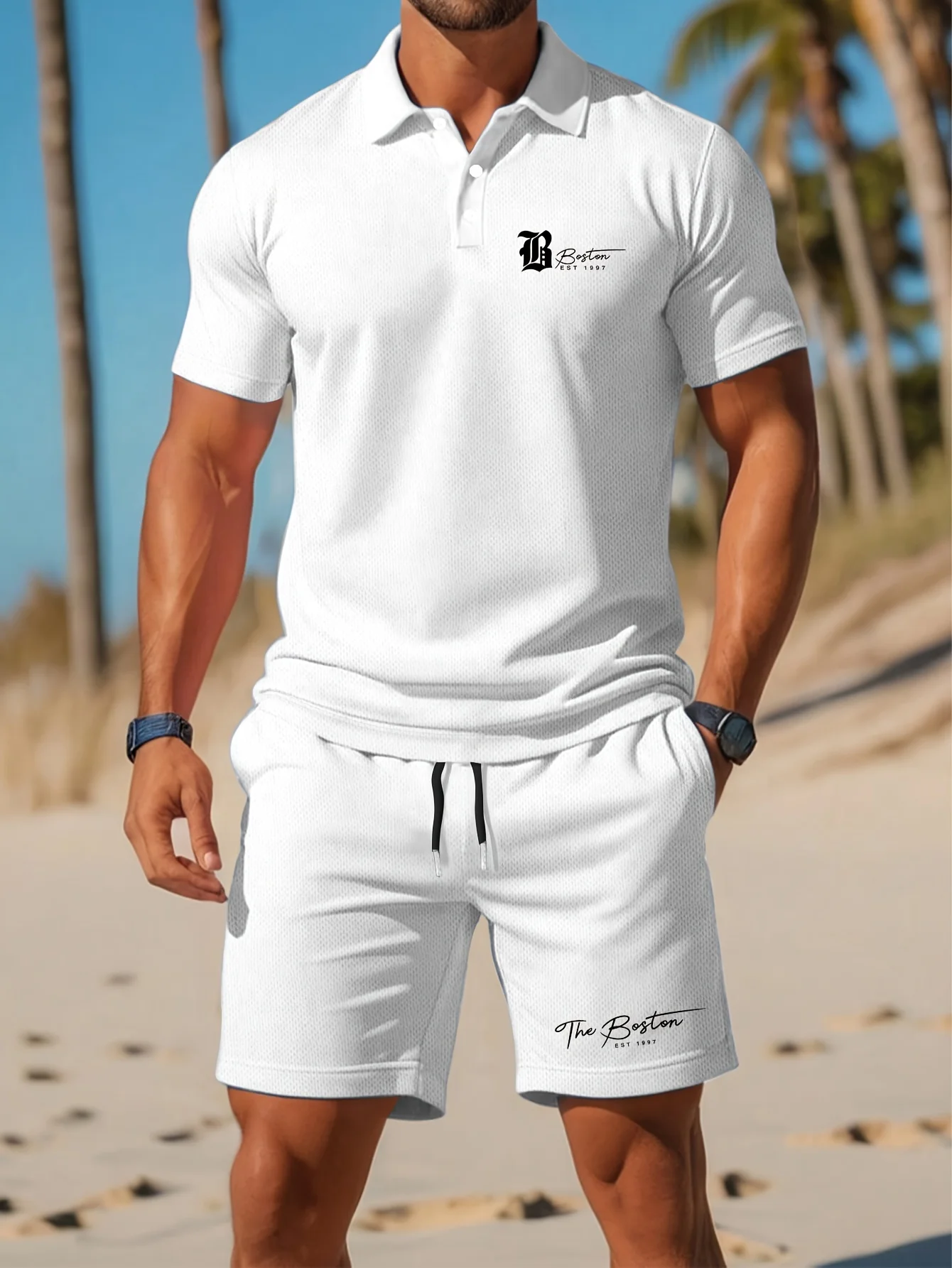 Men'S Fashion Usa - Летний новый мужской комплект поло: повседневный