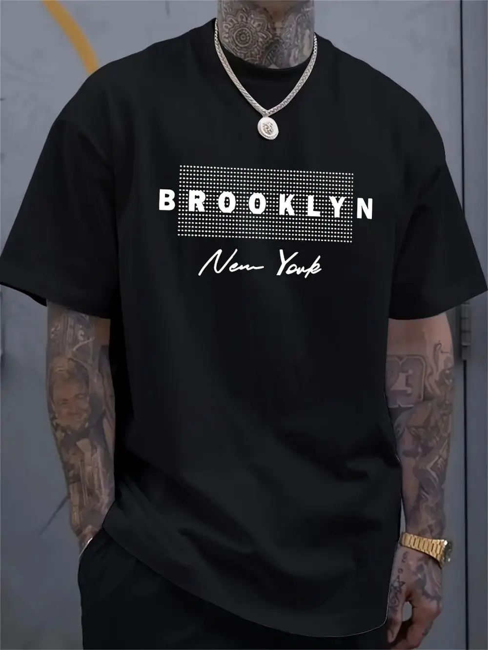 York Men'S Fashion - Мужская футболка с принтом «Нью-Йорк», летняя