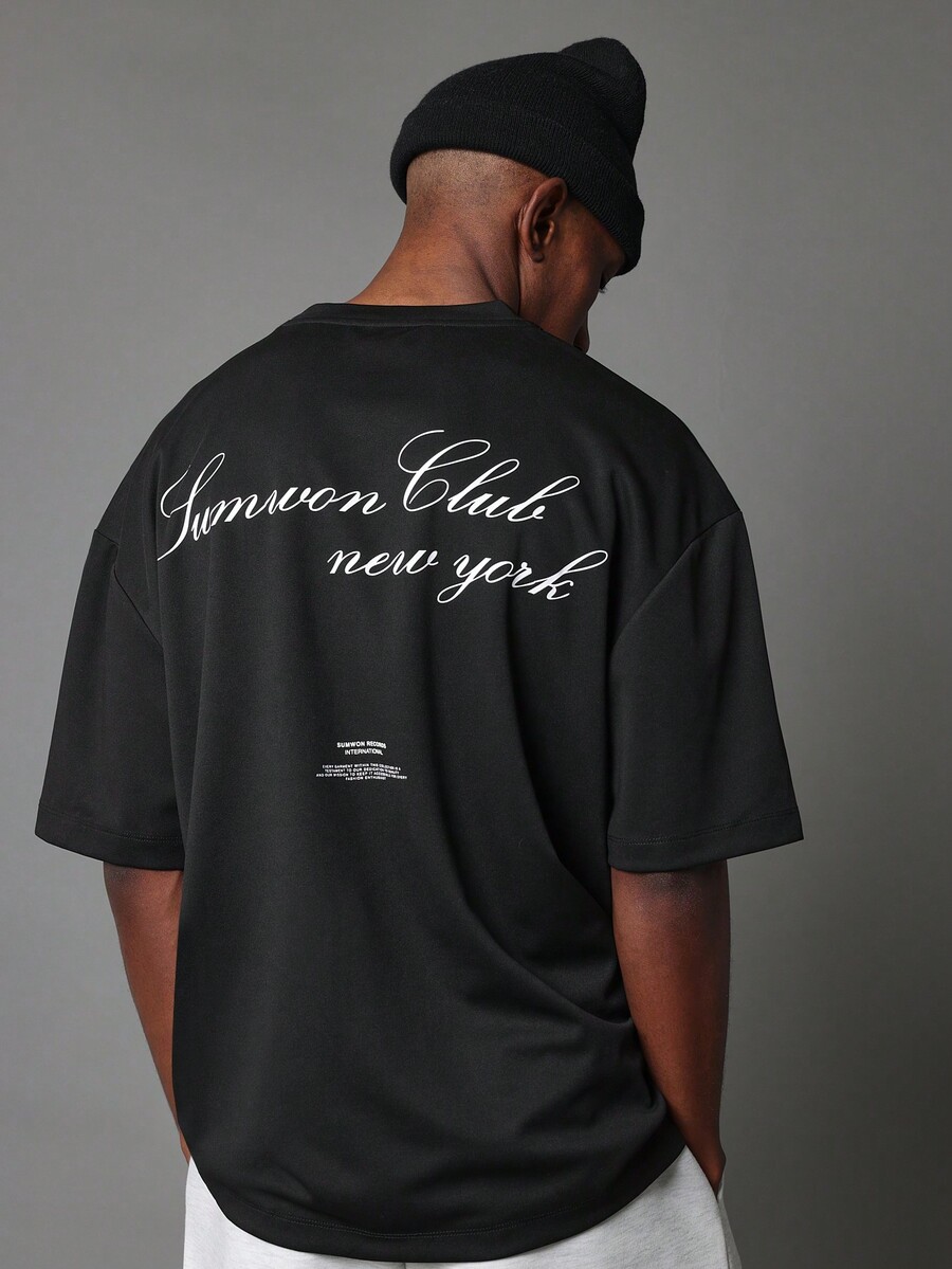 York Men'S Fashion - Футболка оверсайз SUMWON Sunwon Club New