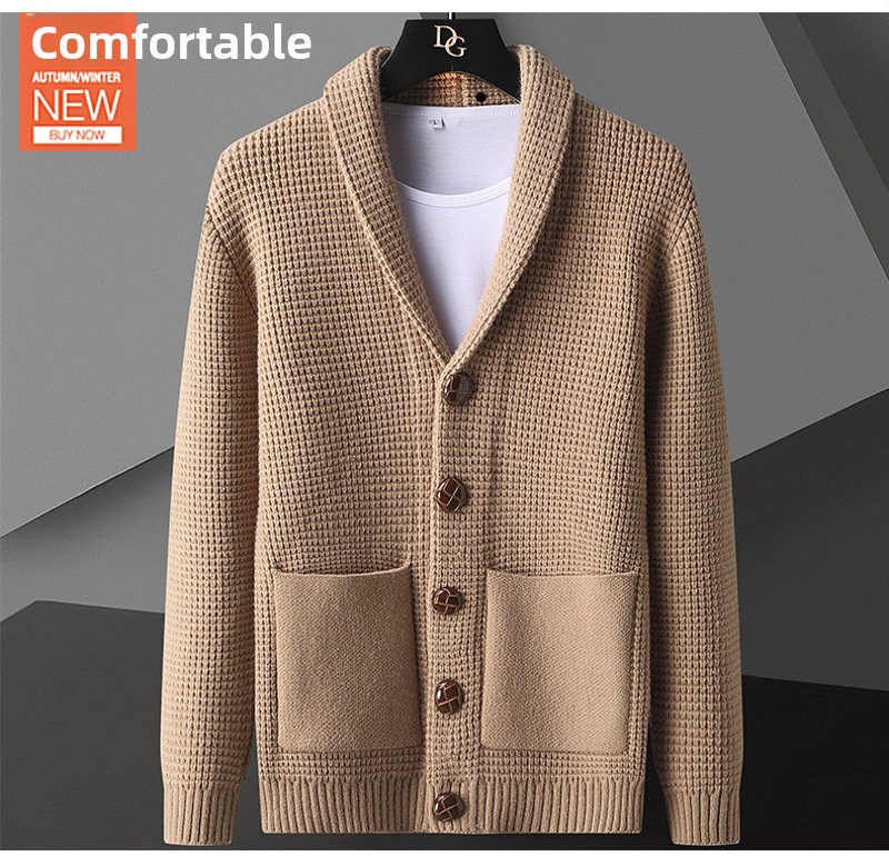 Men'S Fashion Korea - Элитный роскошный вязаный жакет, новый стиль