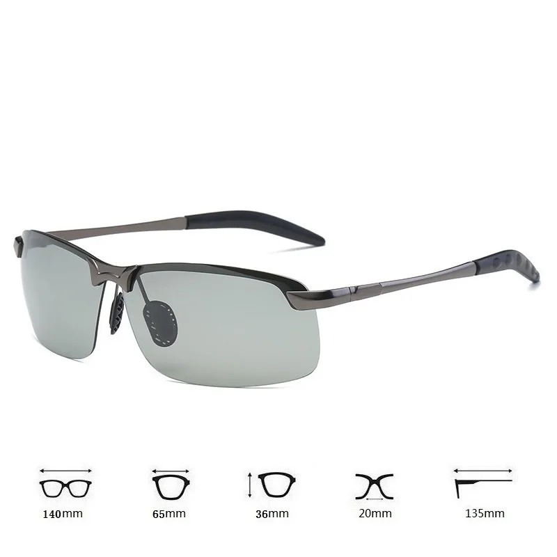 Men'S Fashion Glasses - Мужские фотохромные поляризованные солнцезащитные очки для