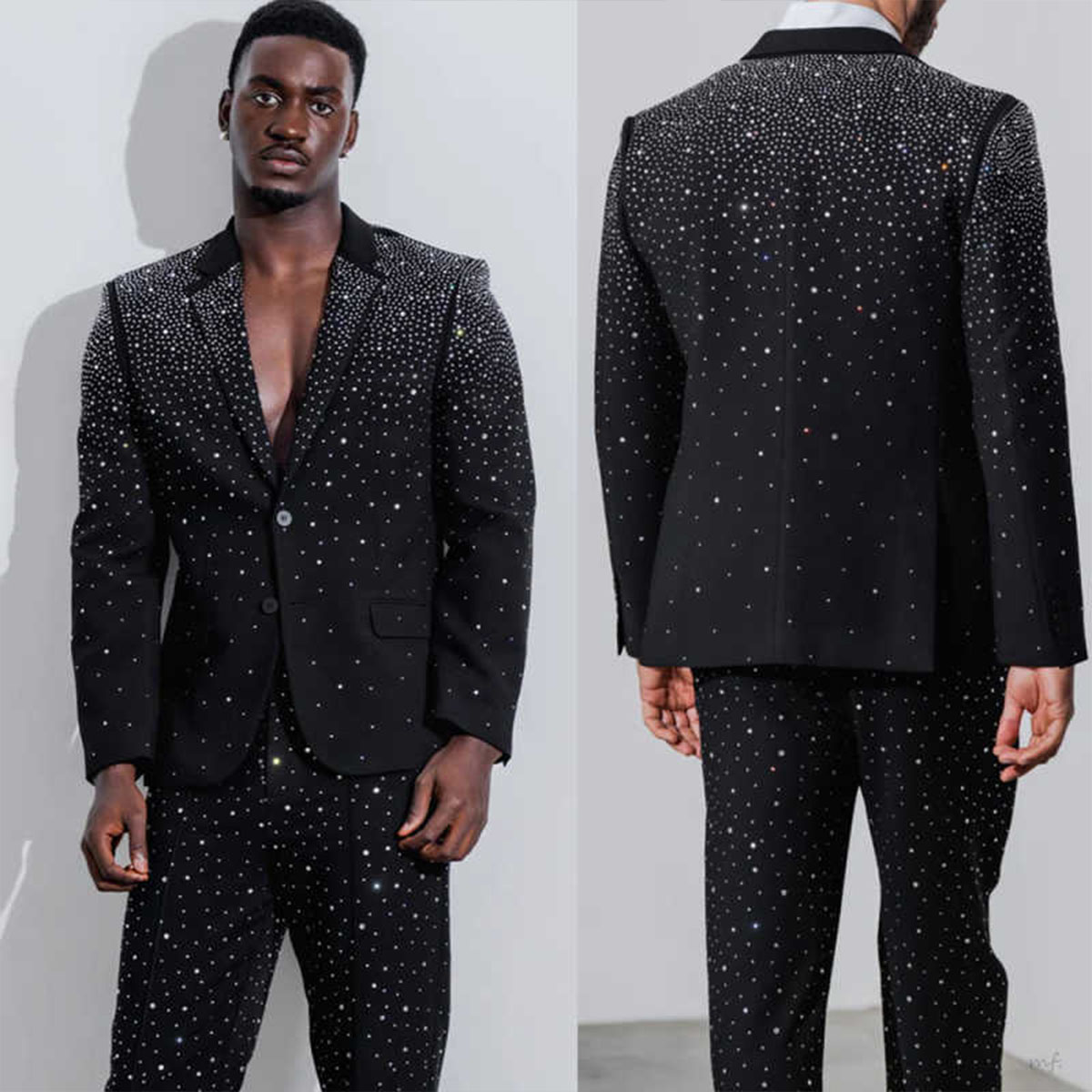 Mens Fashion Blazer - Роскошные мужские свадебные костюмы с бриллиантами,