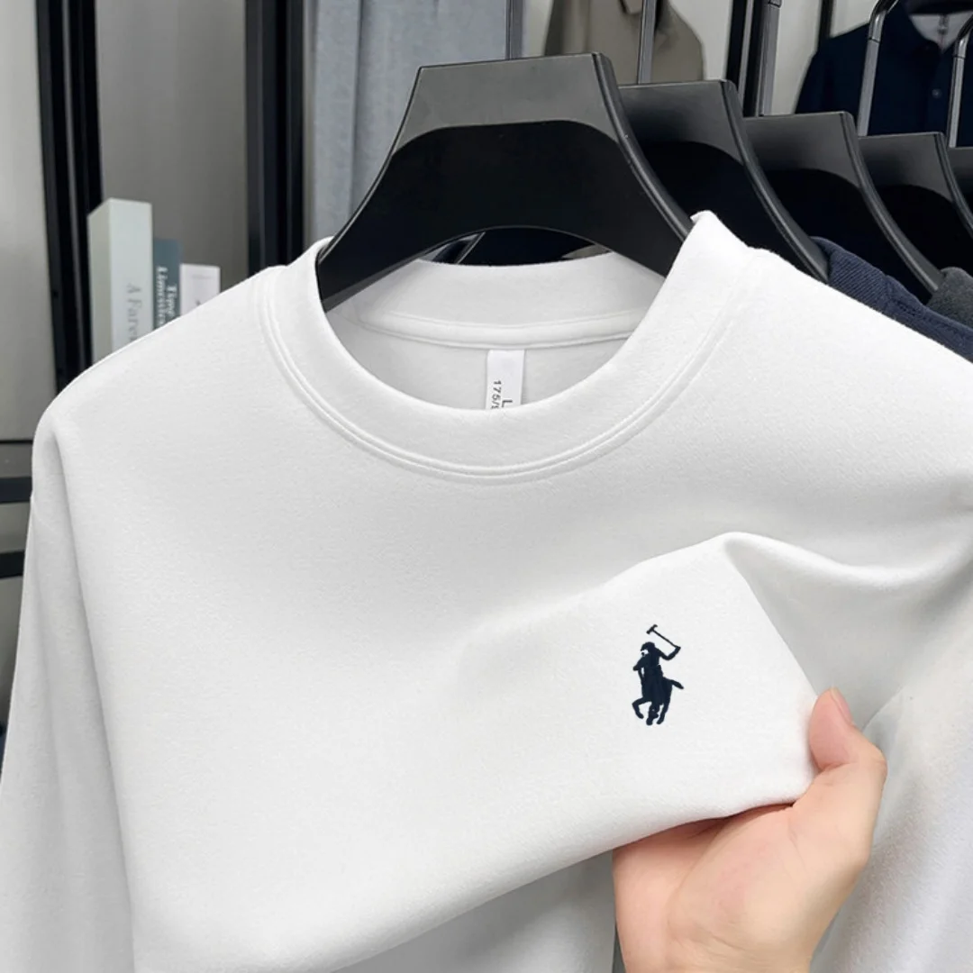 Fashion Mens Shirt - Мягкая хлопковая мужская футболка с длинным
