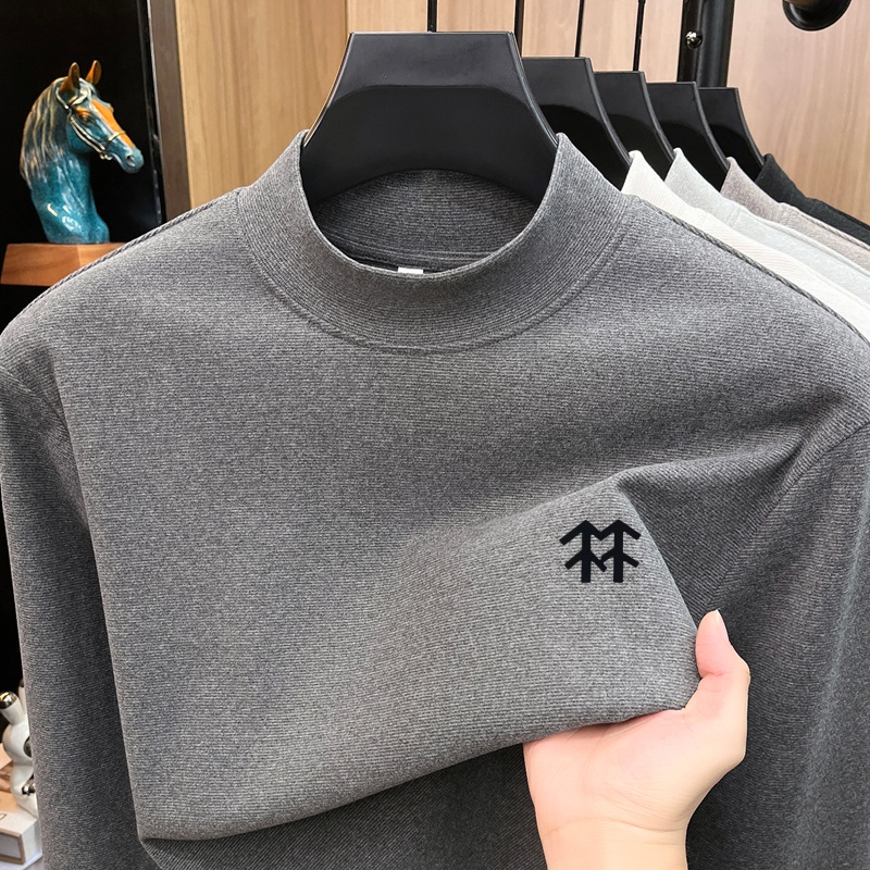 Fashion Mens Shirt - Мужская теплая осенне-зимняя футболка с принтом,