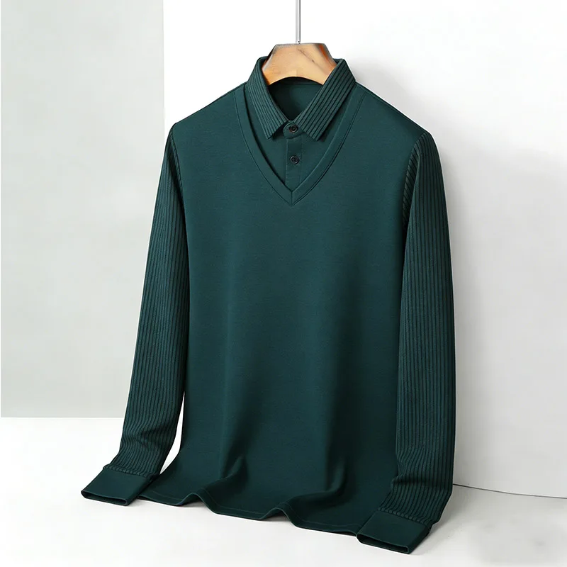 Fashion Mens Shirt - Мужская искусственная рубашка из двух предметов