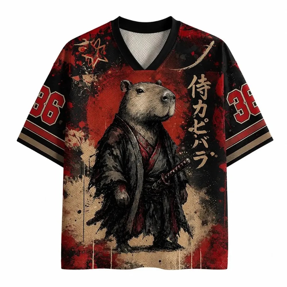 Футболки с 3D-принтом «Капибар – обзор и цена Men'S Fashion V Neck T Shirts