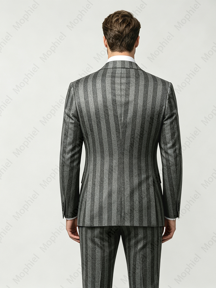Черно-серый мужской костюм с л – обзор и цена Slim Fit Blazer Men