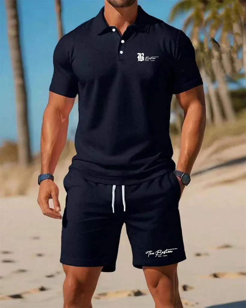 Летний новый мужской комплект  – обзор и цена Men'S Fashion Usa