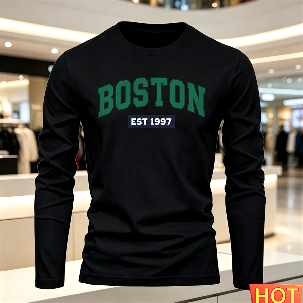 Мужская футболка с длинными ру – обзор и цена Fashion Mens Shirt