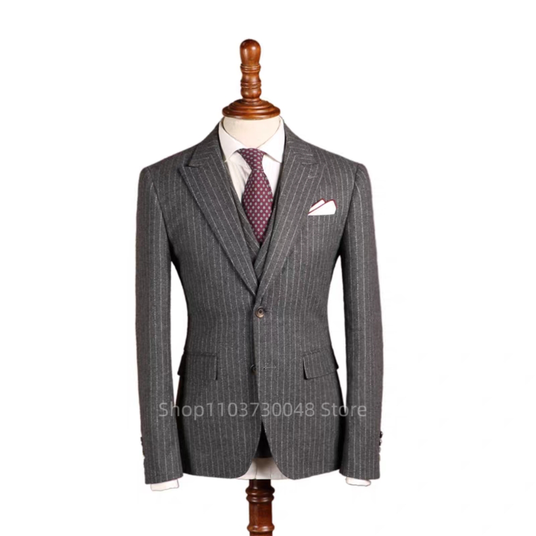 Новый серый мужской костюм в п – обзор и цена Slim Fit Blazer Men