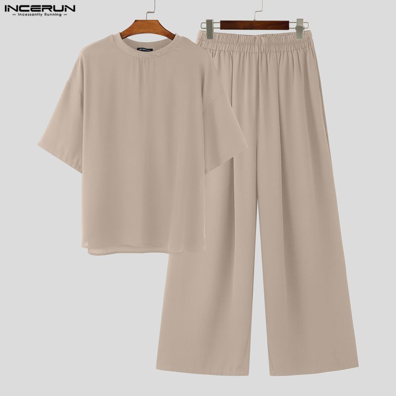 Мужской комплект INCERUN: одно – обзор и цена Men'S Fashion Loose Pants