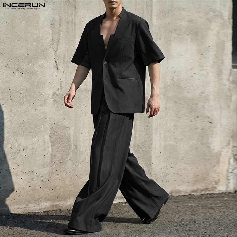 Мужской комплект INCERUN: одно – обзор и цена Men'S Fashion Loose Pants