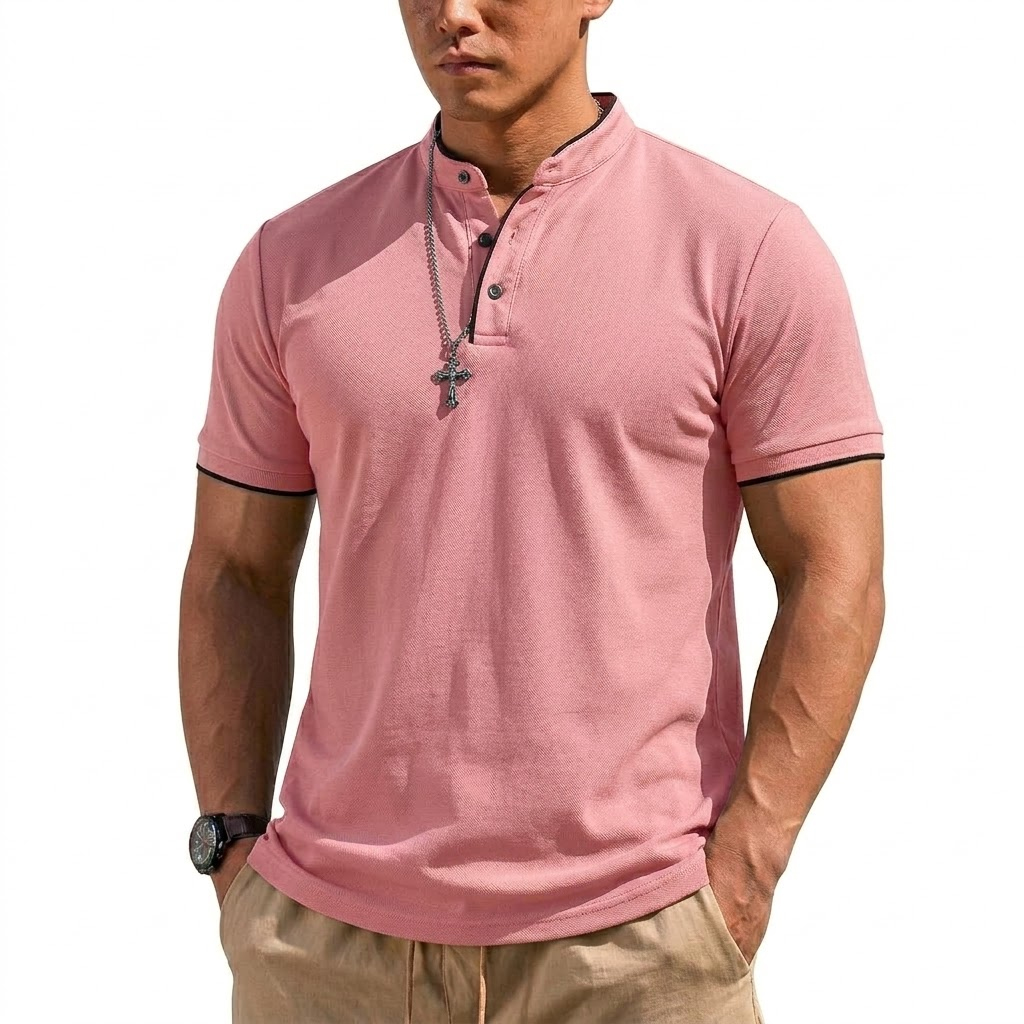 Летняя мужская футболка-поло с – обзор и цена Men'S Fashion Polo Shirt