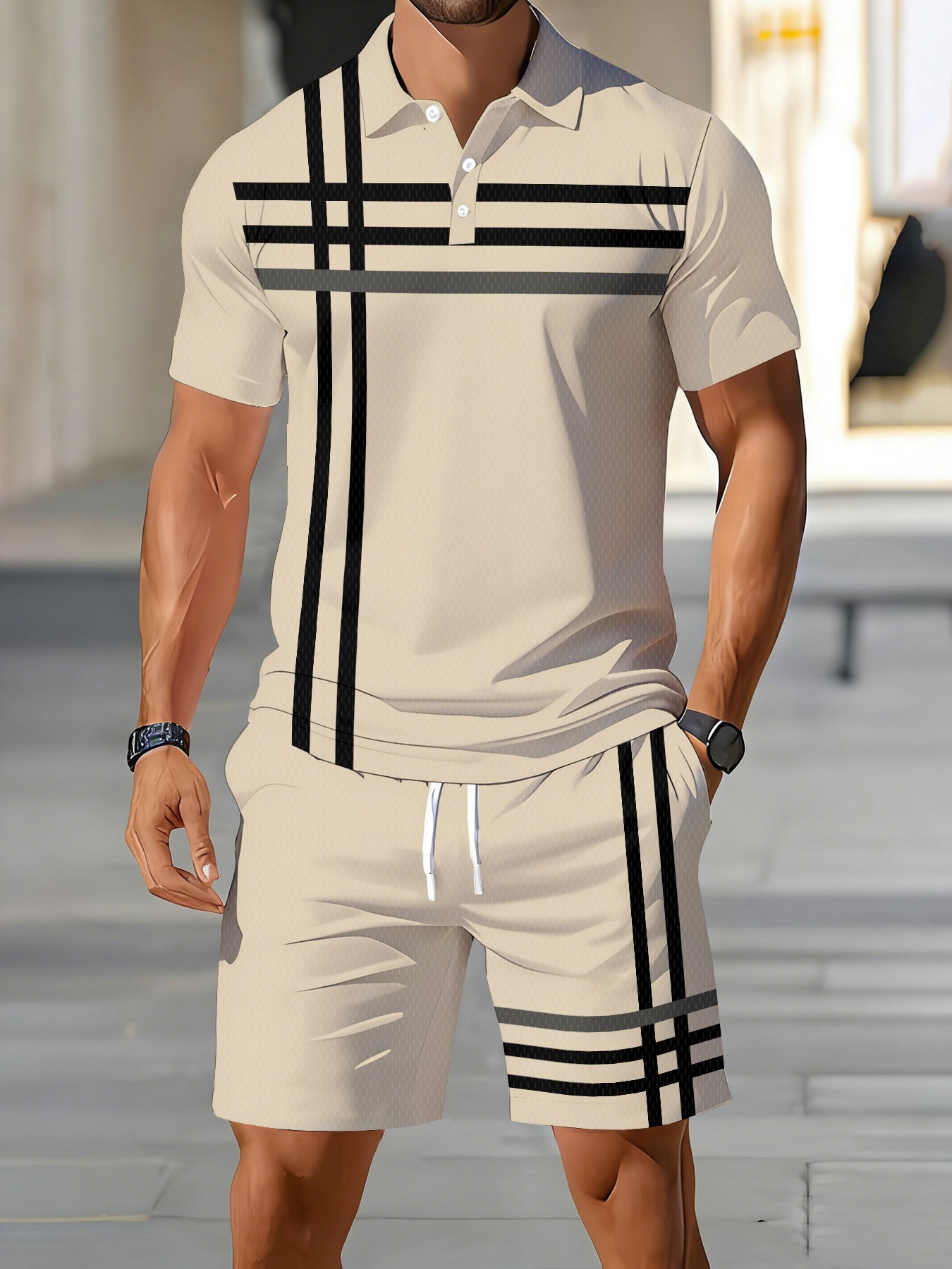 Летний мужской комплект поло 2 – обзор и цена Men'S Fashion Polo Shirt
