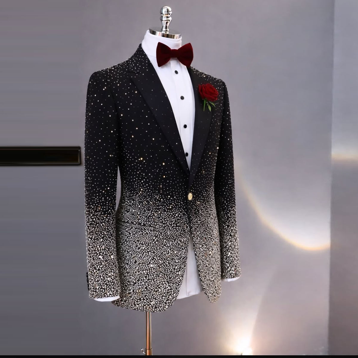Элегантный мужской костюм с ка – обзор и цена Slim Fit Blazer Men