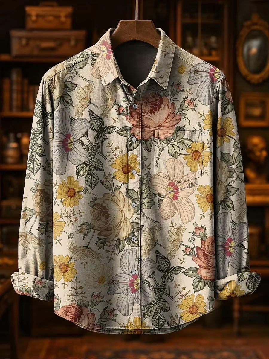 Мужская модная повседневная ру – обзор и цена Fashion Mens Shirt