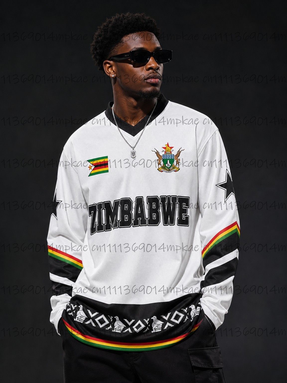 Мужская футболка с V-образным  – обзор и цена Fashion Mens Shirt